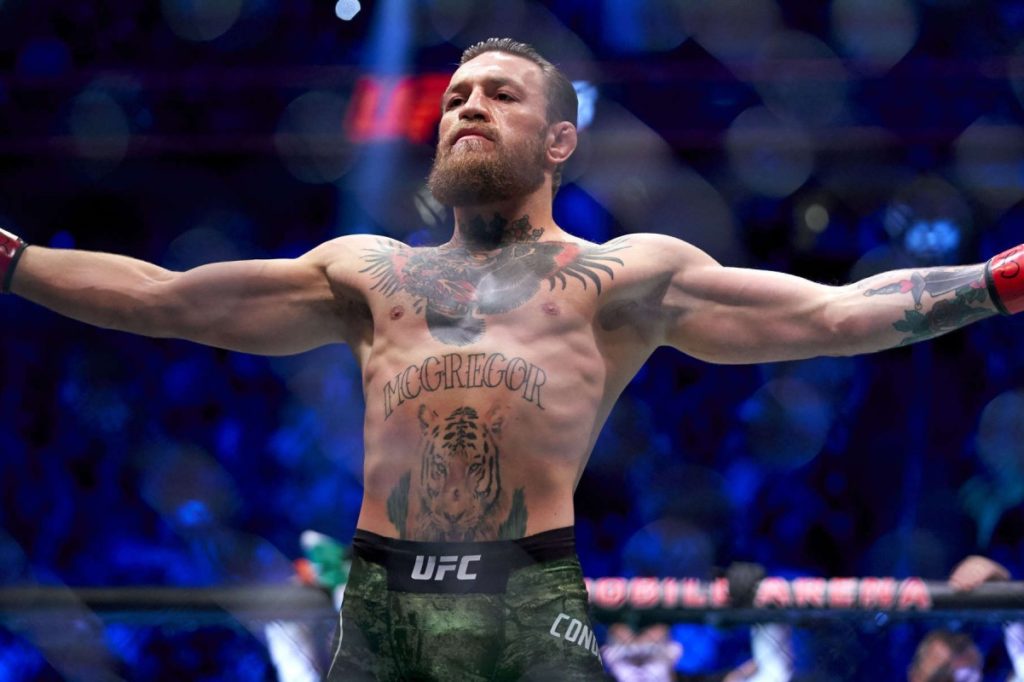 Conor McGregor on the ring
