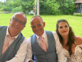 Father Keeps Bride’s Secret Wedding Plan, Grabbing Stepdad So They Could Both Walk Her Down the Aisle